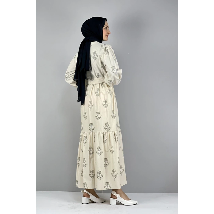 Moda Çizgi Tesettür Elbise