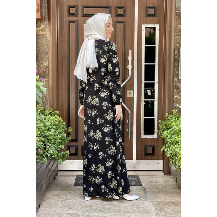 Moda Çizgi Tesettür Elbise