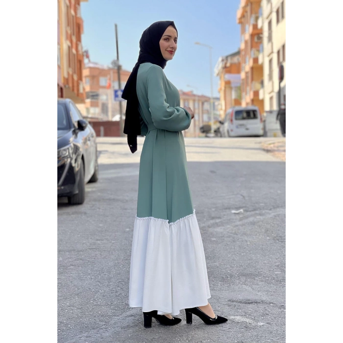 Moda Çizgi Tesettür Elbise