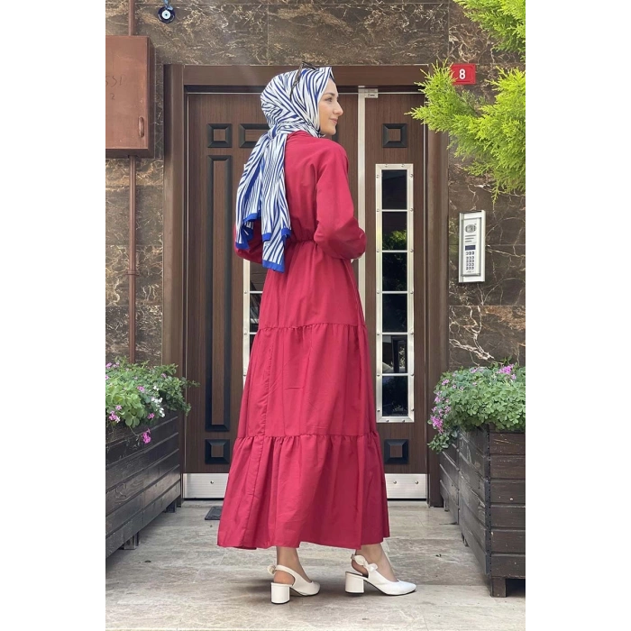 Moda Çizgi Tesettür Elbise