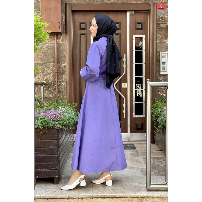 Moda Çizgi Tesettür Elbise