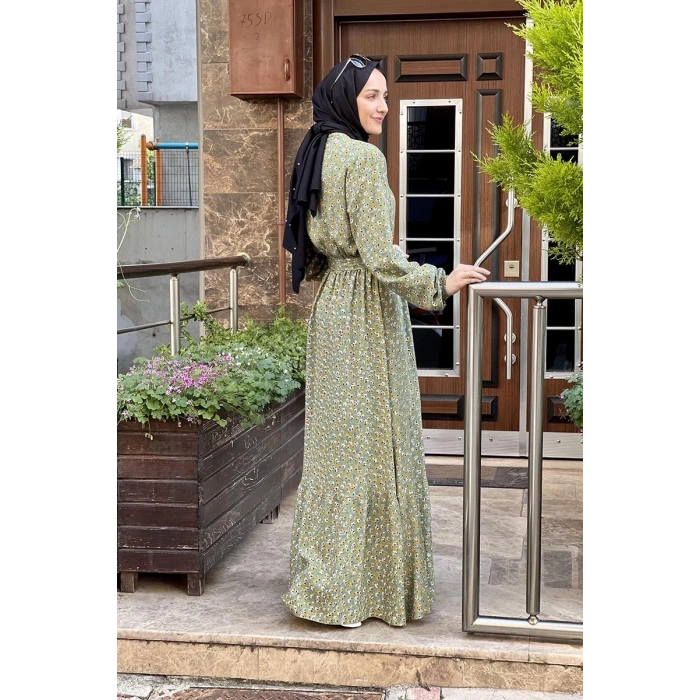 Moda Çizgi Tesettür Elbise