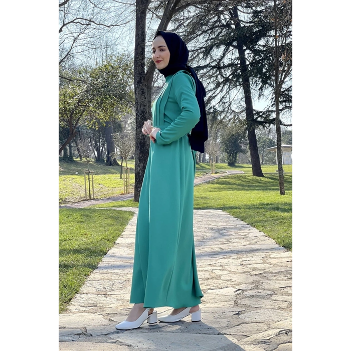 Moda Çizgi Tesettür Elbise