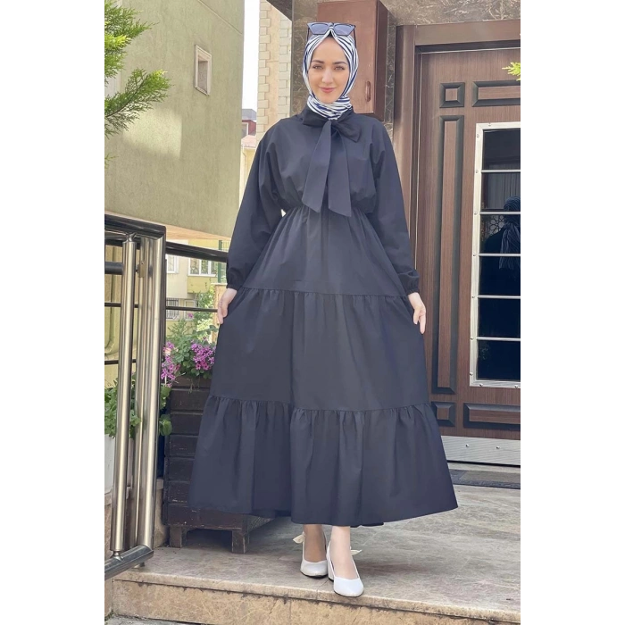 Moda Çizgi Tesettür Elbise