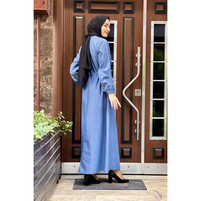 Moda Çizgi Tesettür Elbise