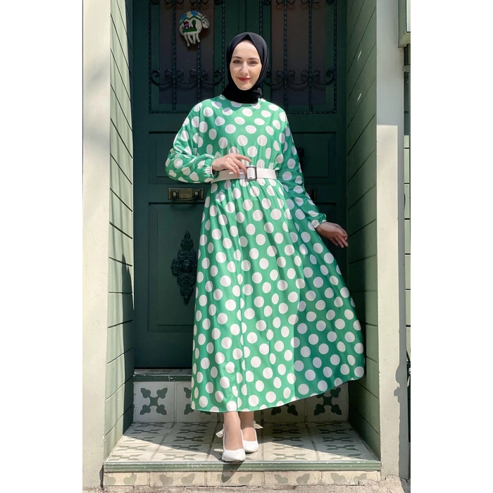 Moda Çizgi Tesettür Elbise