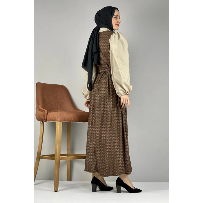 Moda Çizgi Tesettür Elbise