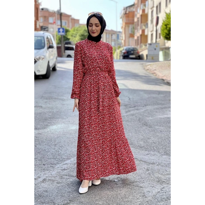 Moda Çizgi Tesettür Elbise