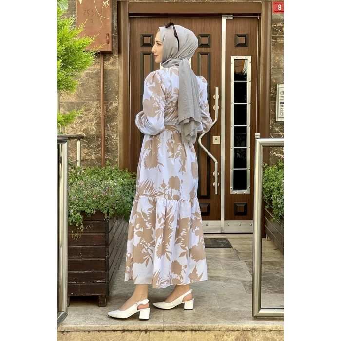 Moda Çizgi Tesettür Elbise