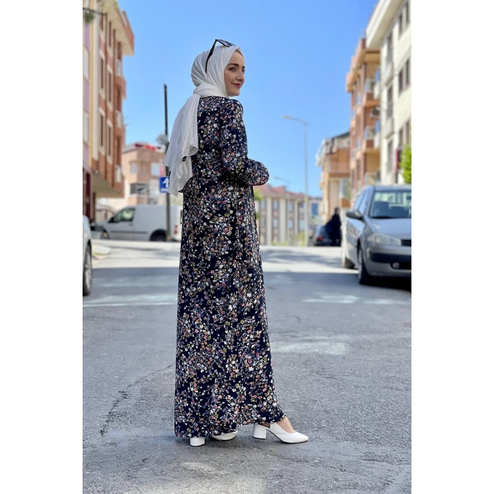 Moda Çizgi Tesettür Elbise