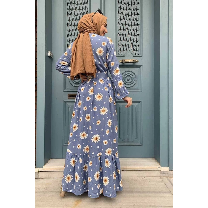 Moda Çizgi Tesettür Elbise