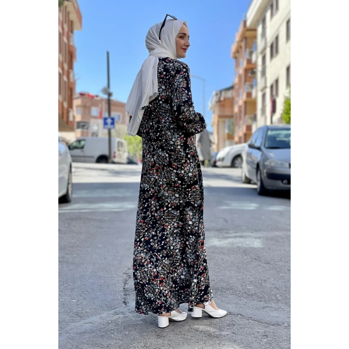 Moda Çizgi Tesettür Elbise