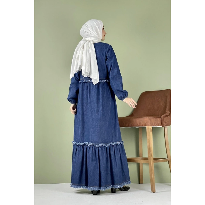 Moda Çizgi Tesettür Elbise