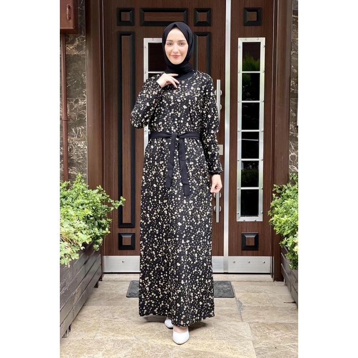 Moda Çizgi Tesettür Elbise