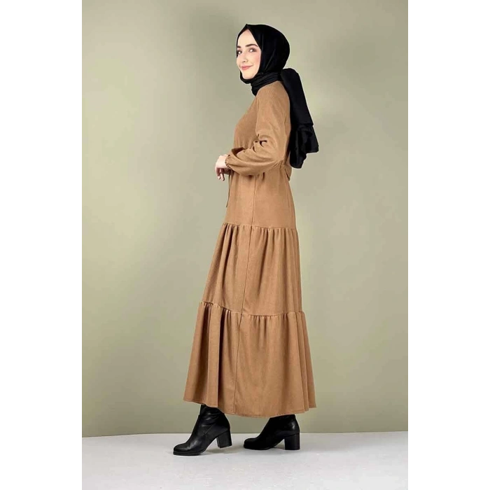 Moda Çizgi Tesettür Elbise