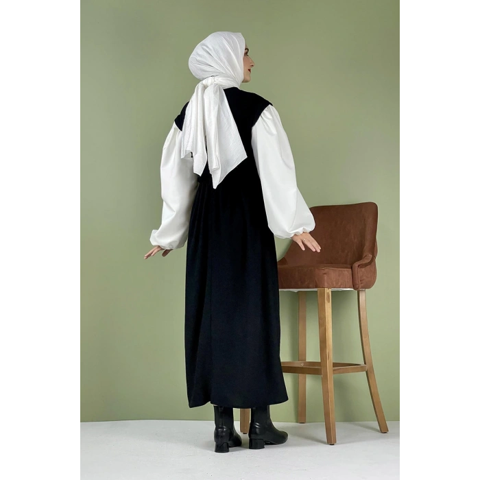 Moda Çizgi Tesettür Elbise