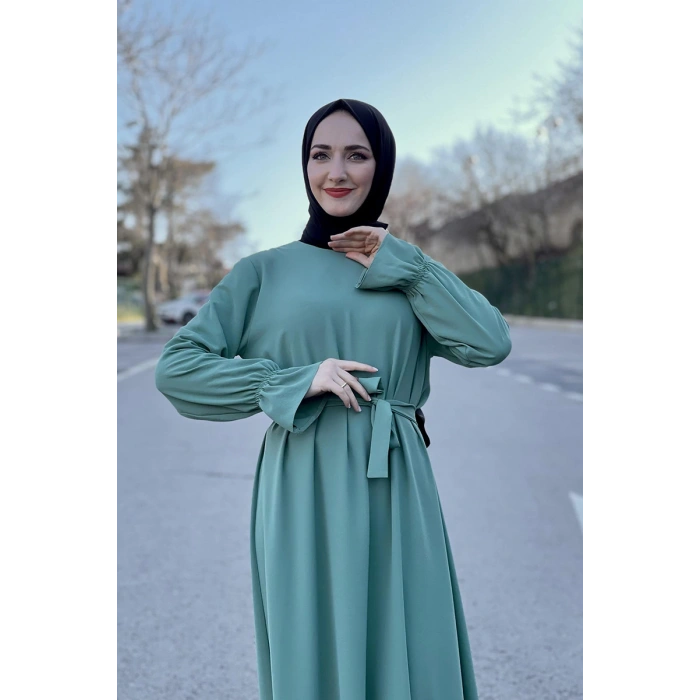 Moda Çizgi Tesettür Elbise