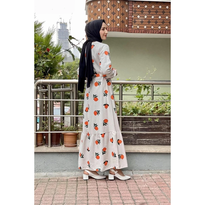 Moda Çizgi Tesettür Elbise