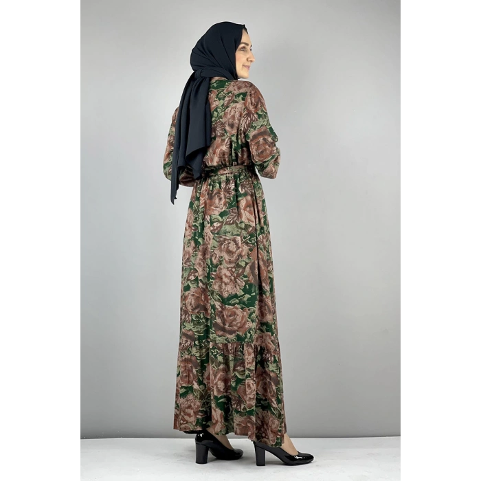 Moda Çizgi Tesettür Elbise