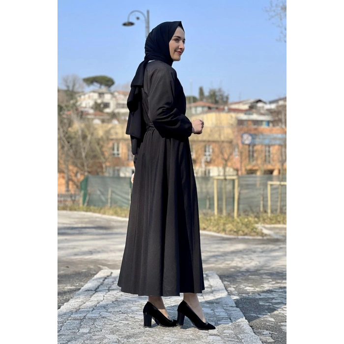 Moda Çizgi Tesettür Elbise