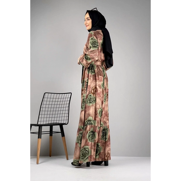 Moda Çizgi Tesettür Elbise