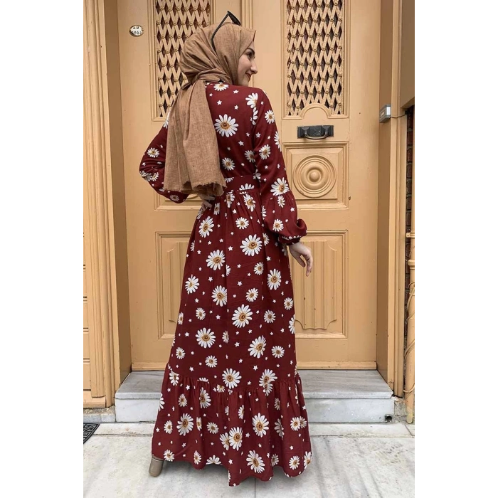 Moda Çizgi Tesettür Elbise