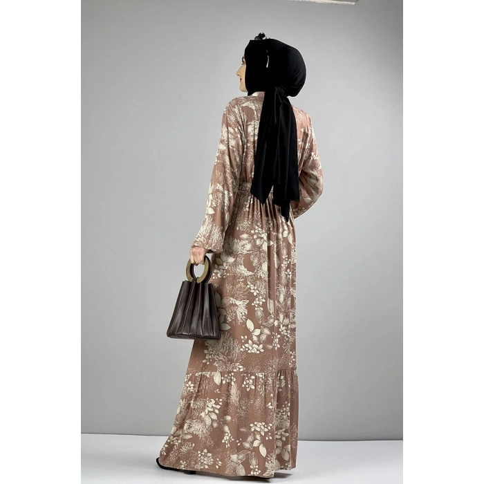 Moda Çizgi Tesettür Elbise