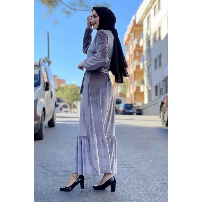 Moda Çizgi Tesettür Elbise