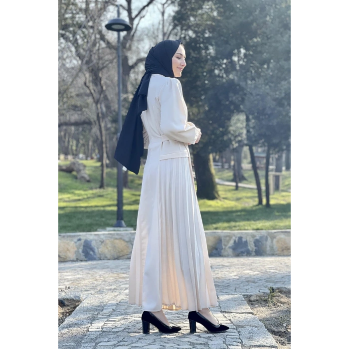 Moda Çizgi Tesettür Elbise