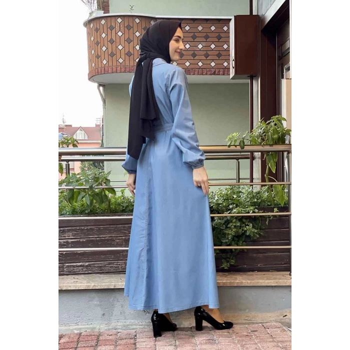 Moda Çizgi Tesettür Elbise