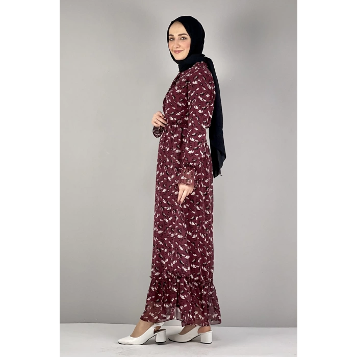 Moda Çizgi Tesettür Elbise