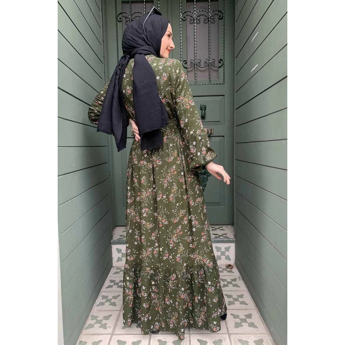 Moda Çizgi Tesettür Elbise