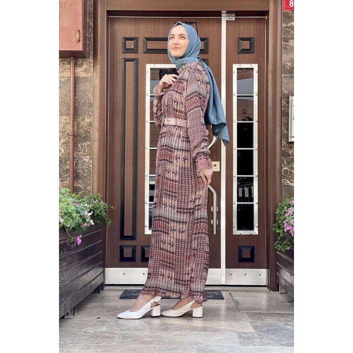 Moda Çizgi Tesettür Elbise