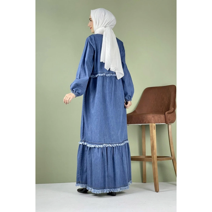 Moda Çizgi Tesettür Elbise