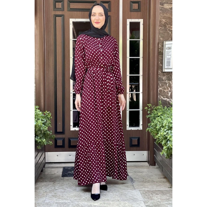 Moda Çizgi Tesettür Elbise