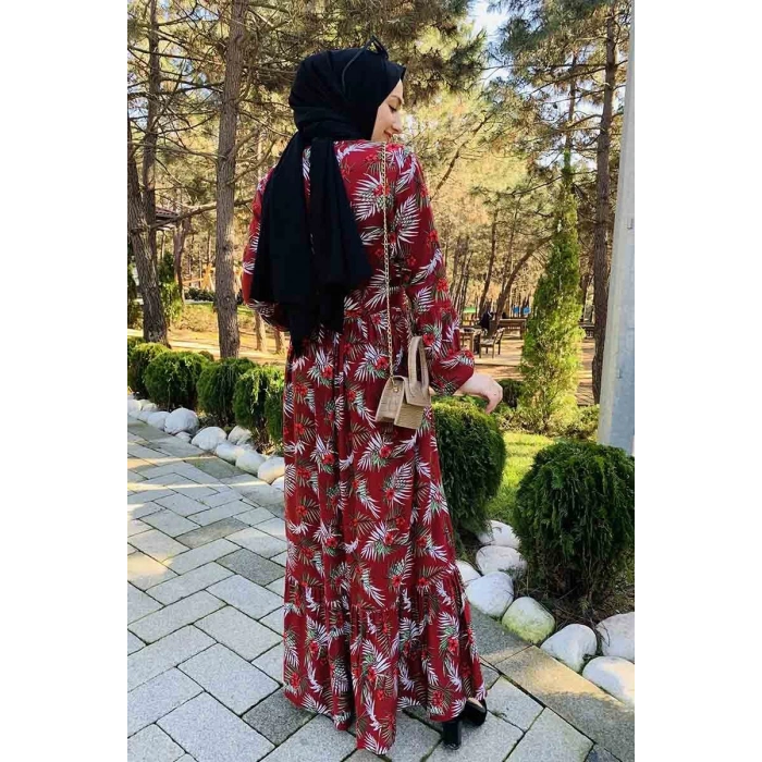 Moda Çizgi Tesettür Elbise