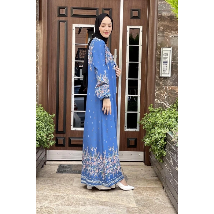 Moda Çizgi Tesettür Elbise