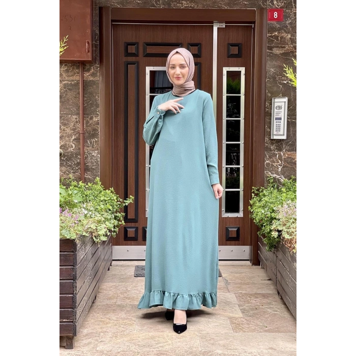 Moda Çizgi Tesettür Elbise