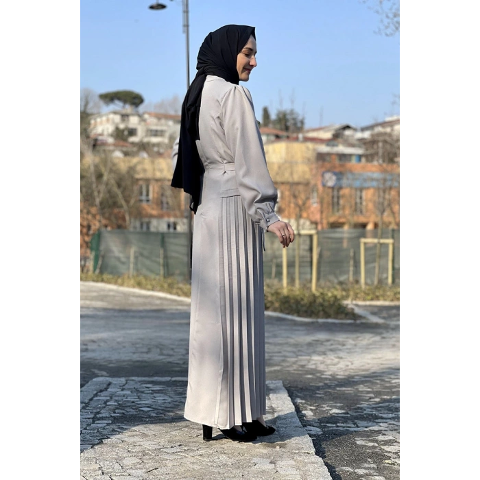 Moda Çizgi Tesettür Elbise