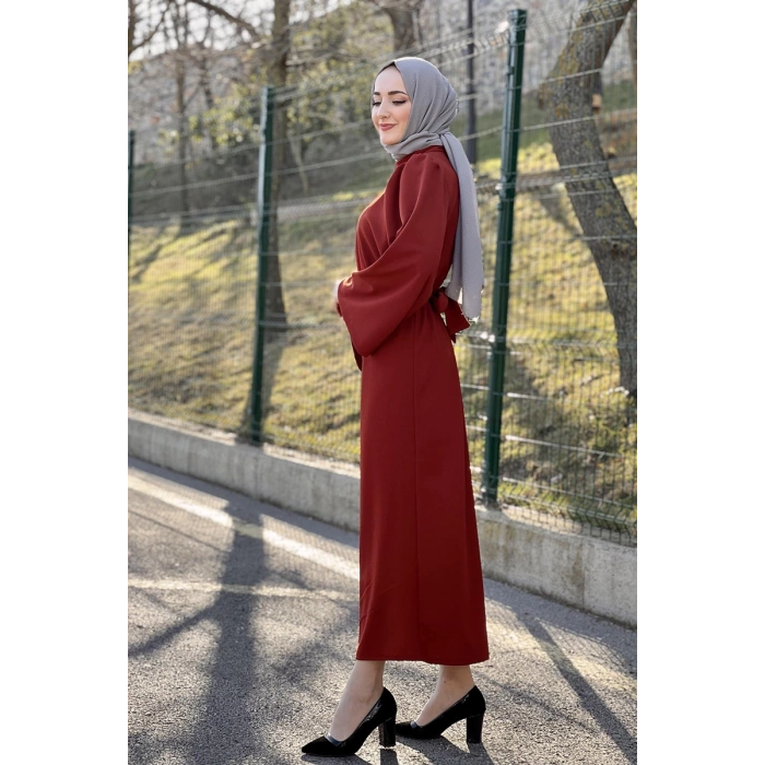 Moda Çizgi Tesettür Elbise