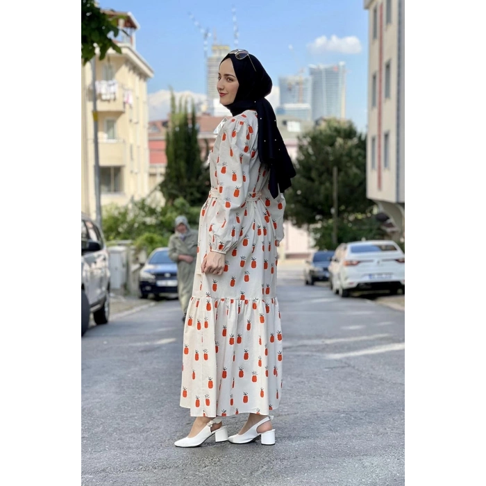 Moda Çizgi Tesettür Elbise