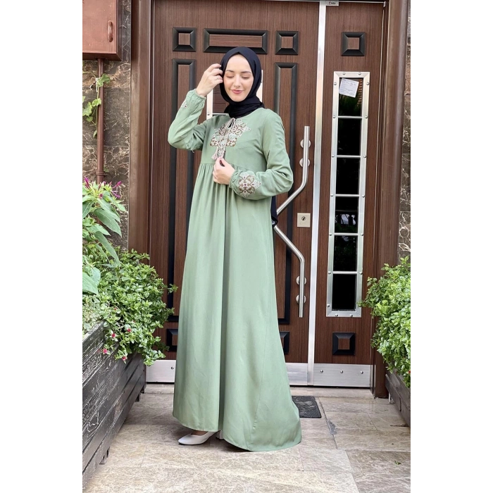 Moda Çizgi Tesettür Elbise