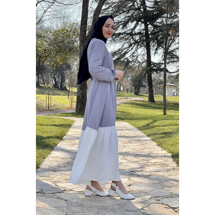 Moda Çizgi Tesettür Elbise