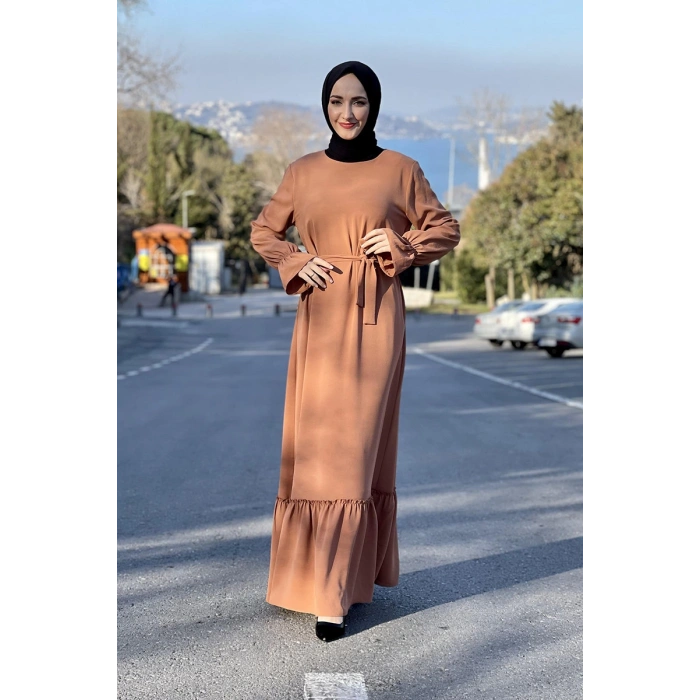 Moda Çizgi Tesettür Elbise