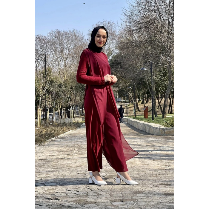 Moda Çizgi Tesettür Elbise