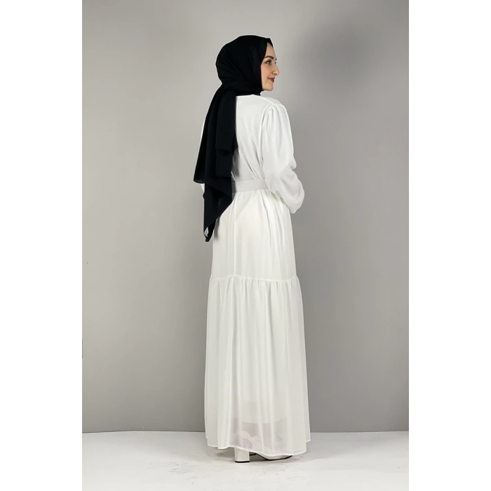 Moda Çizgi Tesettür Elbise