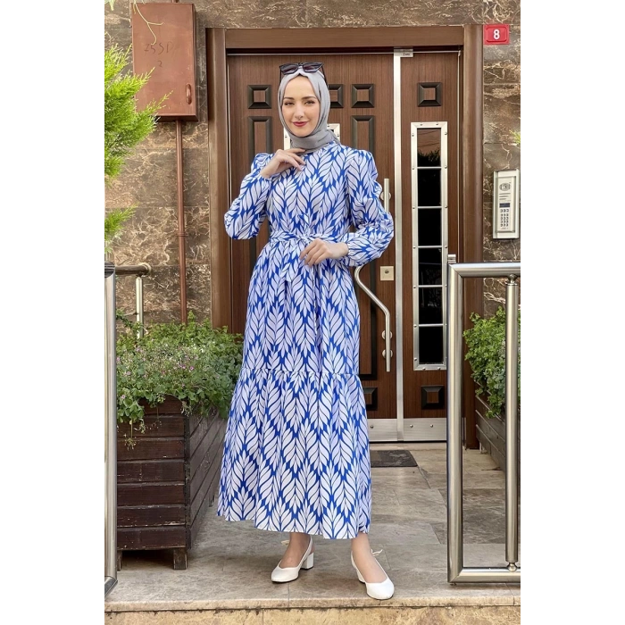 Moda Çizgi Tesettür Elbise