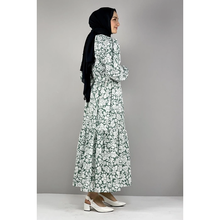 Moda Çizgi Tesettür Elbise