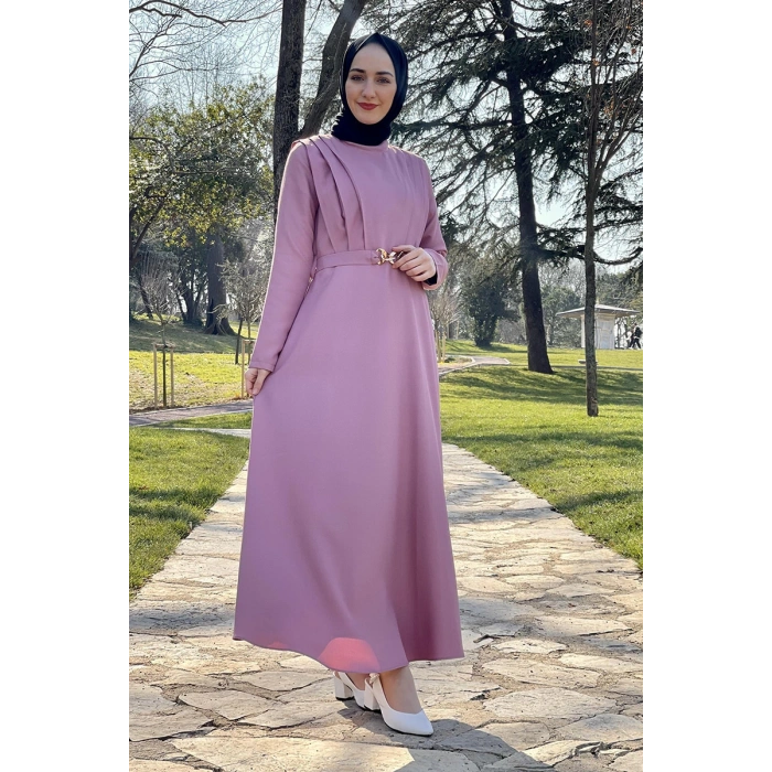 Moda Çizgi Tesettür Elbise