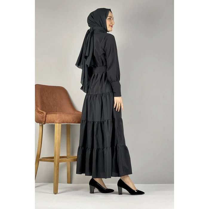 Moda Çizgi Tesettür Elbise